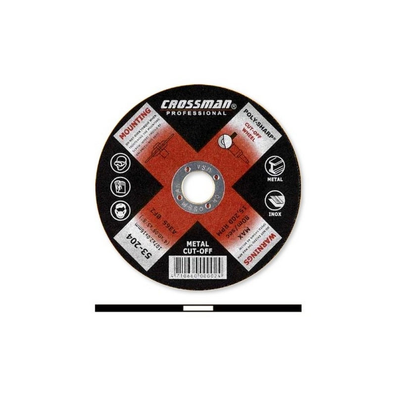 DISCO CORTAR CROSSMAN 115 X 25 X 222 MM - #53345