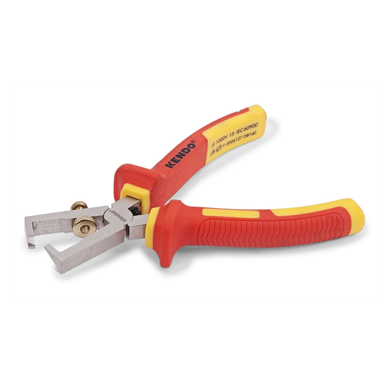 ALICATE PELACABLE KENDO #11081 AISLADO 1000V - 160 MM