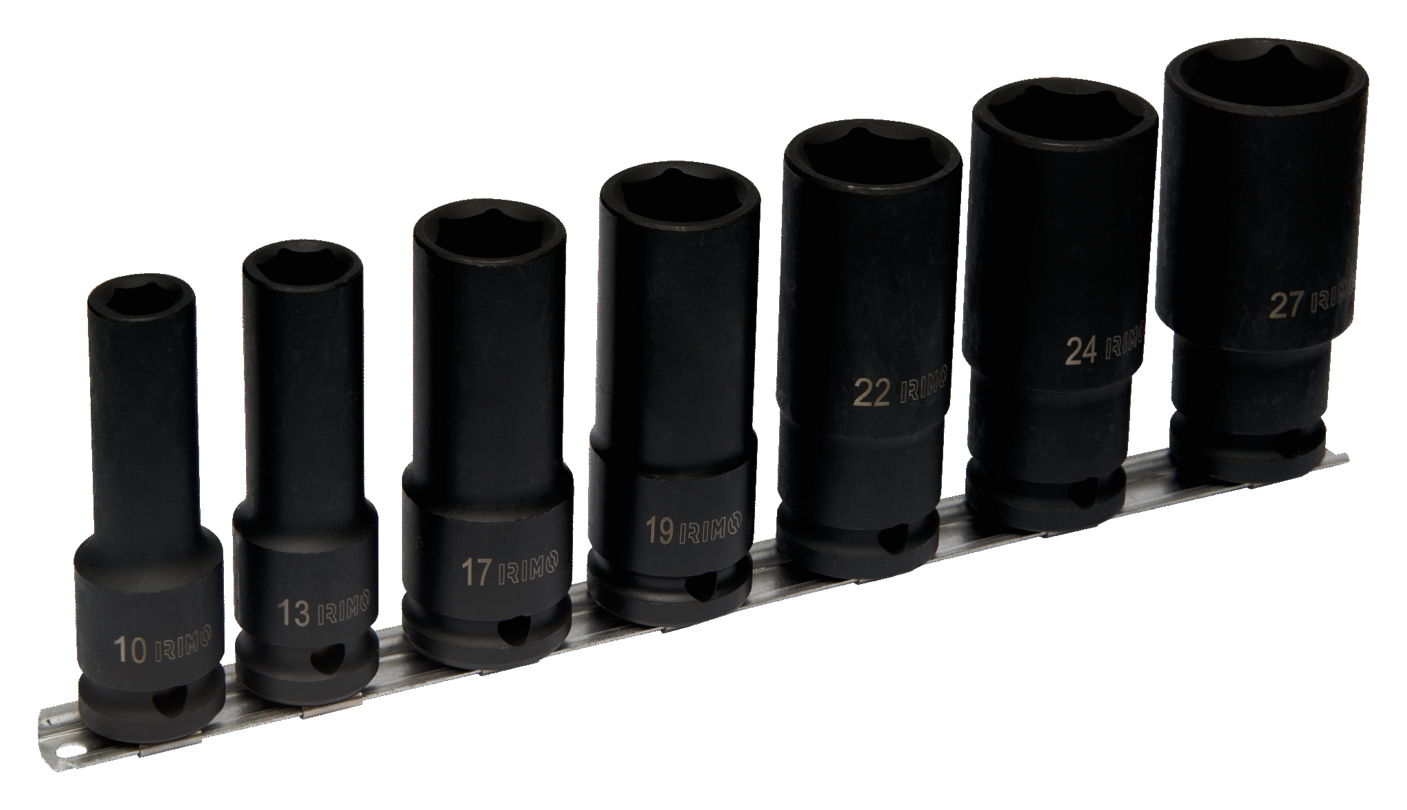 Dados de impacto largos cuadrante 1/2 7 piezas