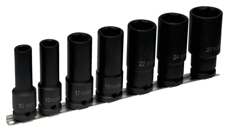 Dados de impacto largos cuadrante 1/2 7 piezas