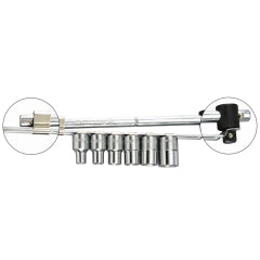 DADO HANS 1/2 DR 6 PTAS.C/ MGO.CORREDIZO JGO. 7 PZS. # 46144 (OF)