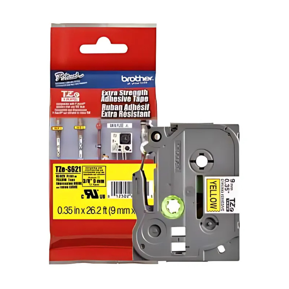 cinta laminada fondo amarillo 12mm