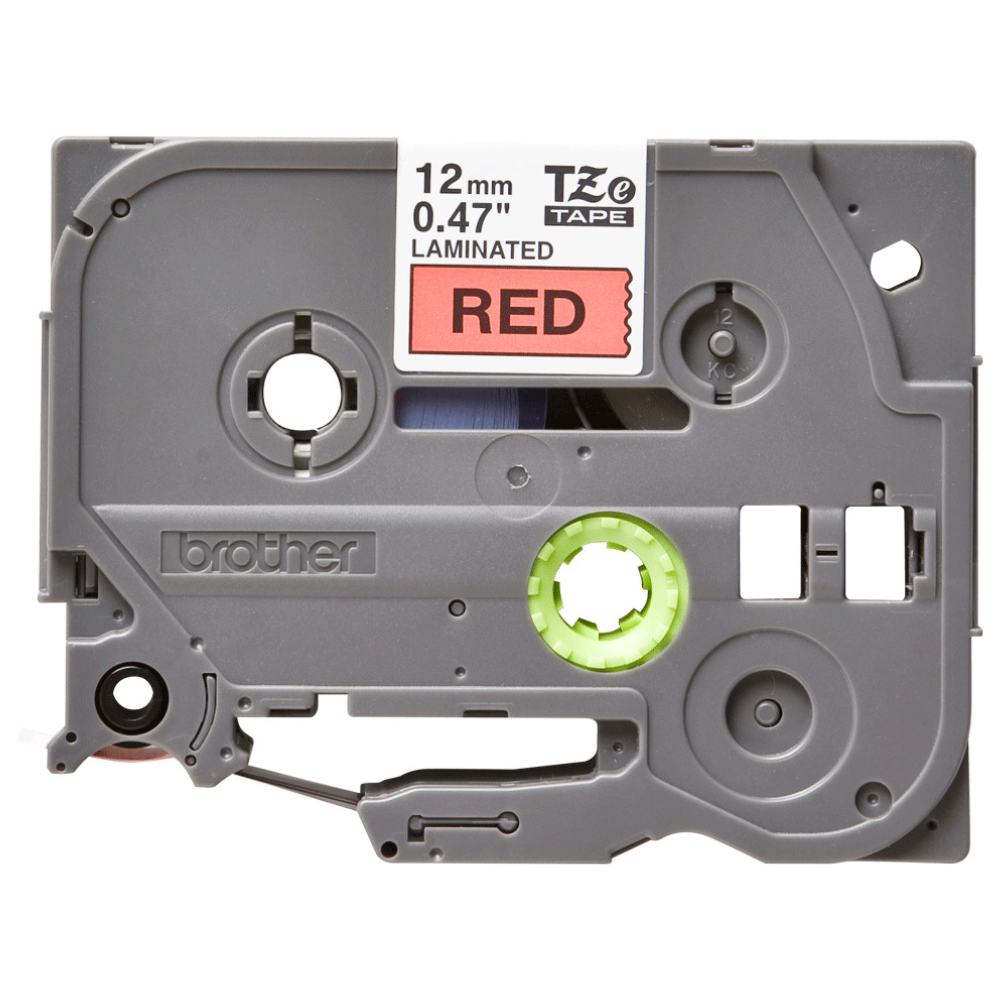 Cinta laminada fondo rojo 12mm