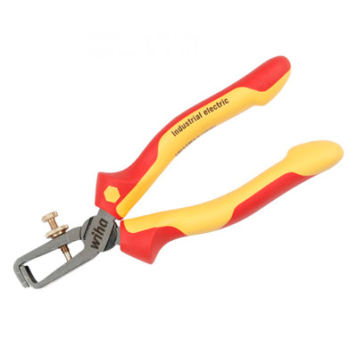 Alicate Pelacable Aislado 160MM con Tornillo WIHA