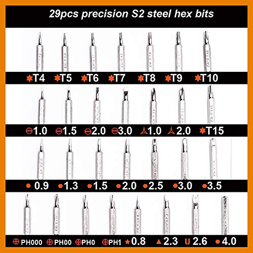 Set destornillador de Precisión 31 piezas Harden