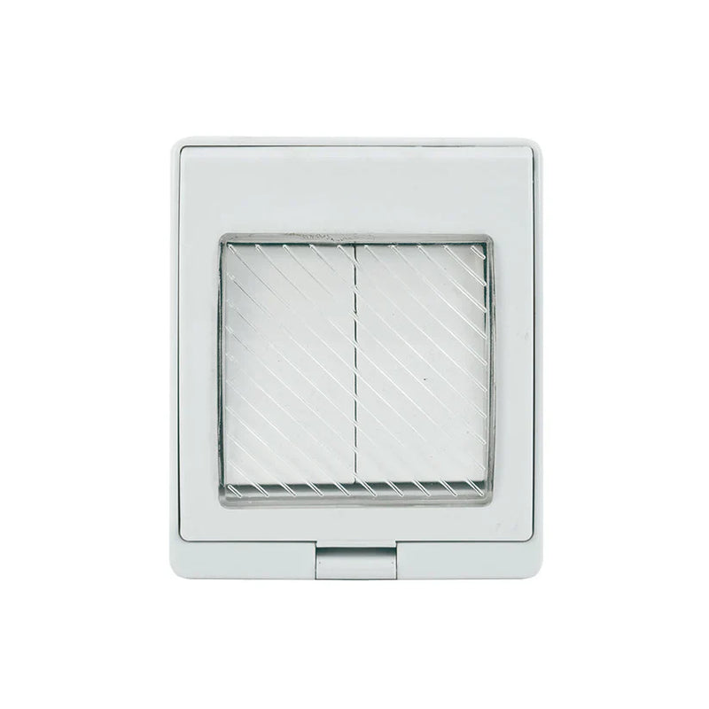 Hydrobox con interruptor doble (9/15) 10A 250V blanco