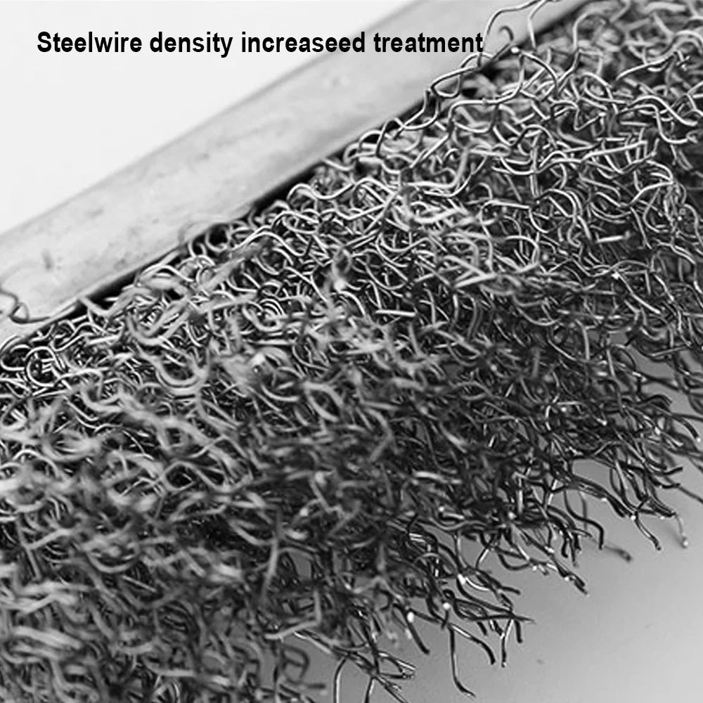 Cepillo metálico mango de plástico 225mm Harden