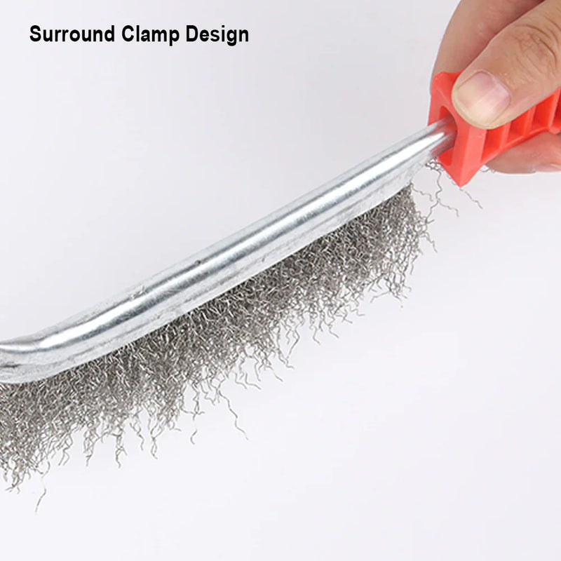 Cepillo metálico mango de plástico 225mm Harden