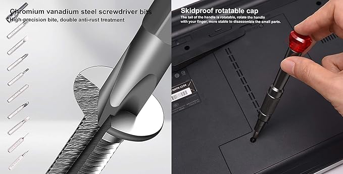 Set destornillador de Precisión 31 piezas Harden