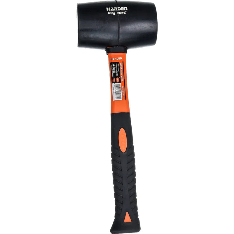 Mazo de goma 700g con mango de fibra Harden