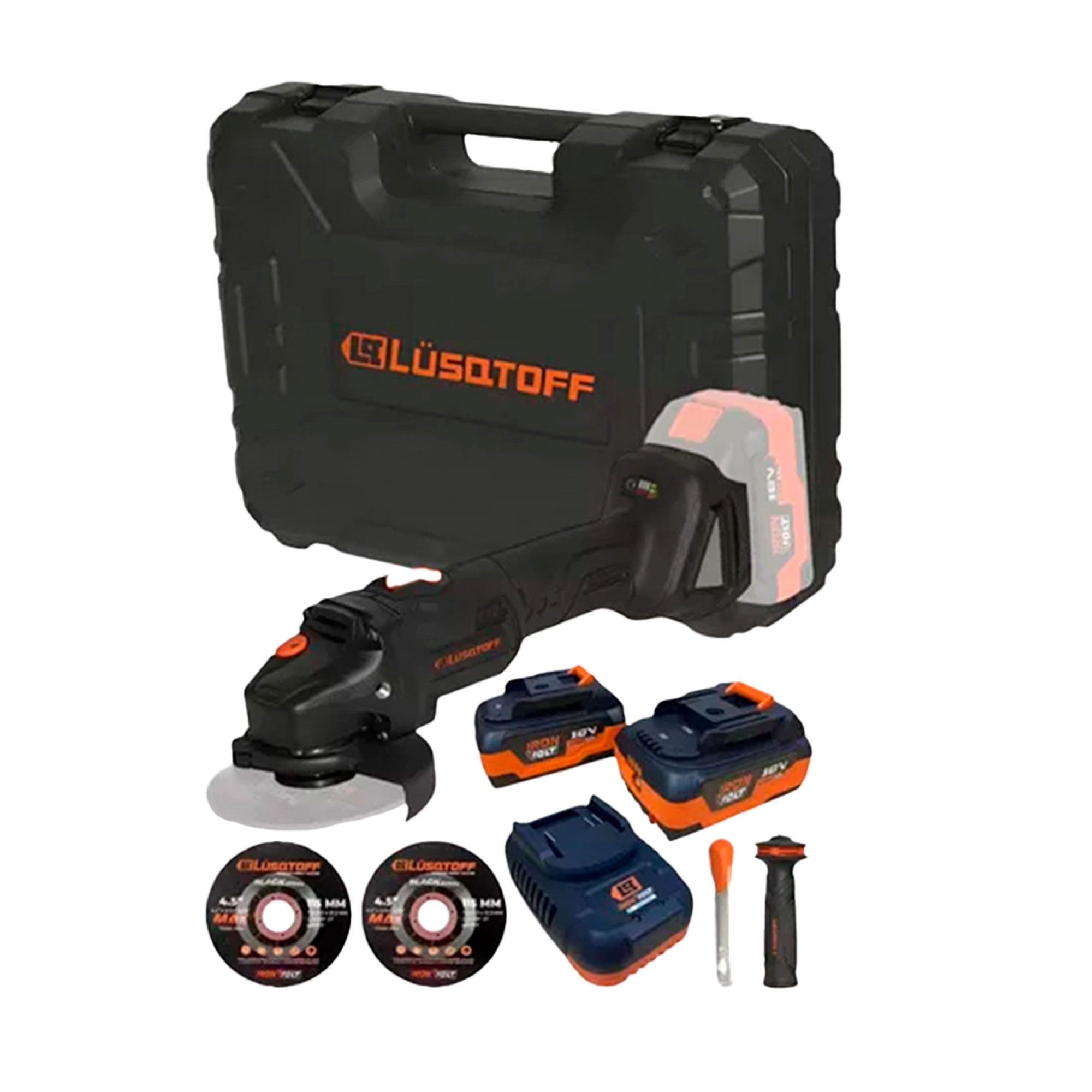 Kit profesional esmeril angular inalámbrico 45 18V