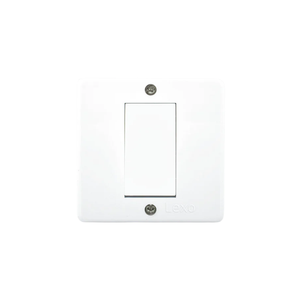 Hydrobox con interruptor simple 10A 250V blanco