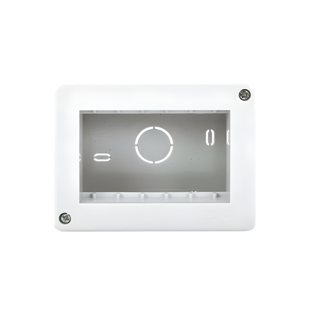 Hydrobox sobrepuesto IP20 3 módulos blanco