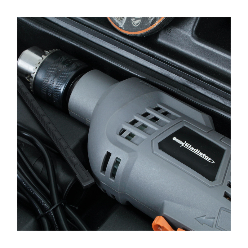 KIT TALADRO 13 MM + ESMERIL 4 1/2 + 10 DISCOS