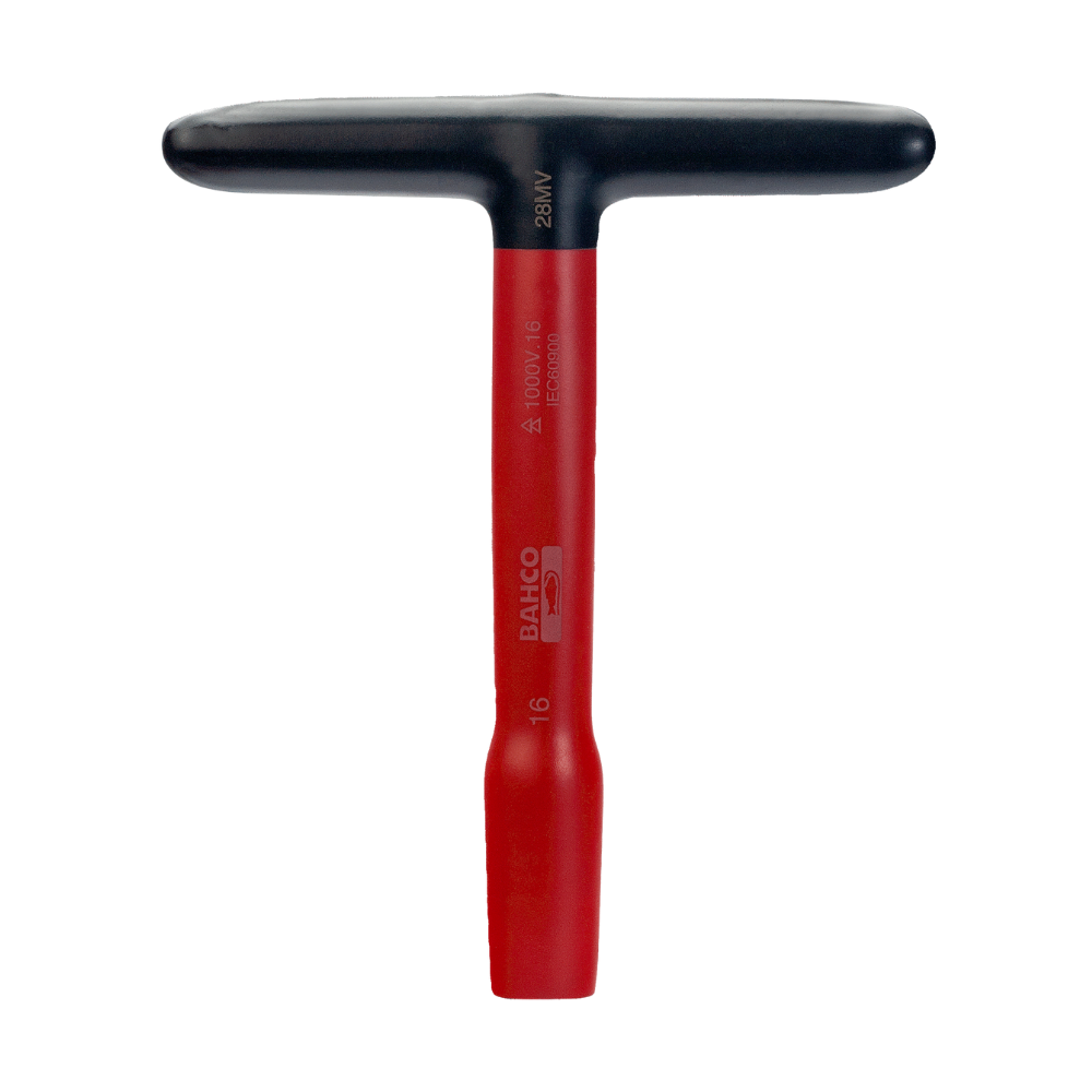 Llave de Dado 13mm aislada con mango T BAHCO