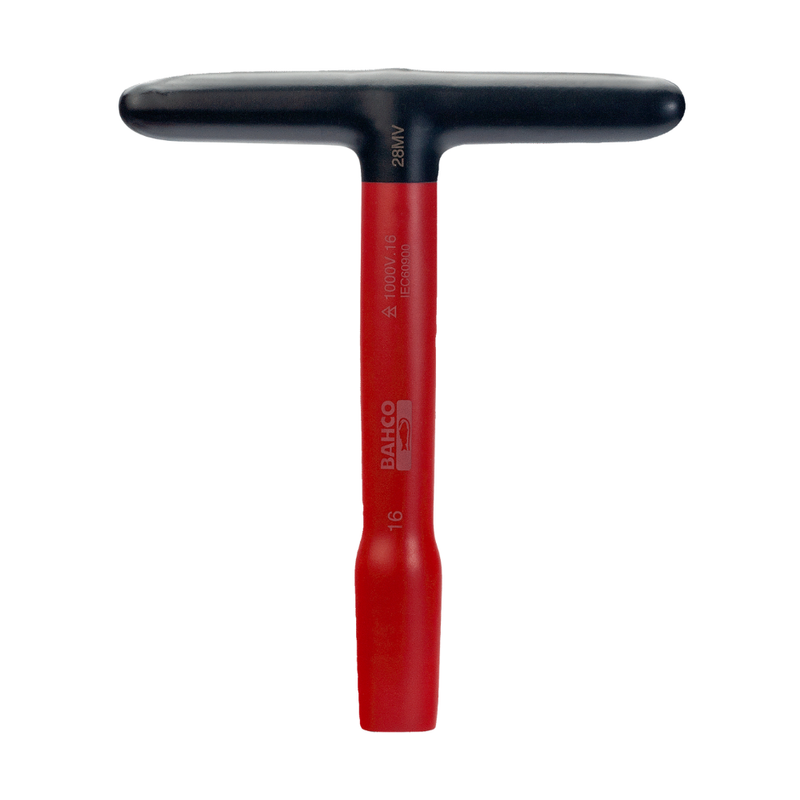 Llave de Dado 13mm aislada con mango T BAHCO