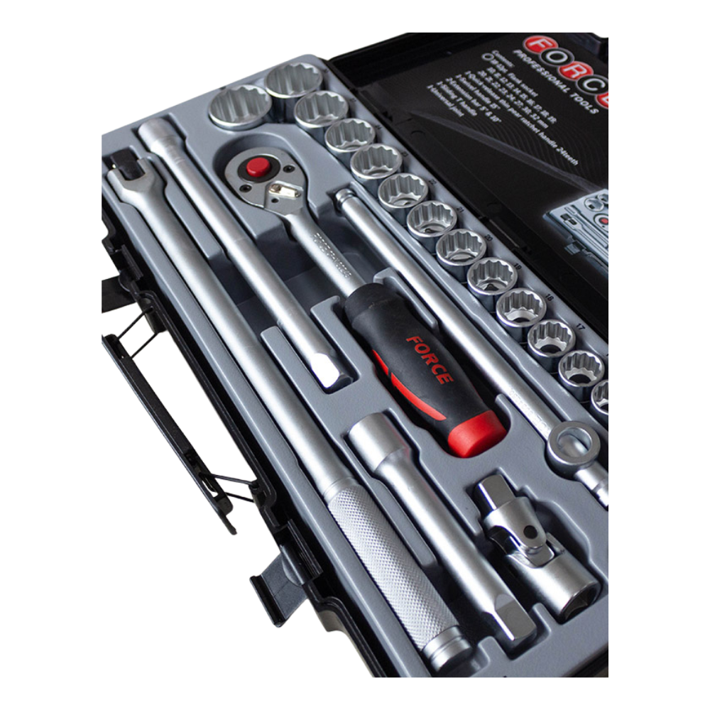 Jgo. dados []1/2 10-32 mm. (4243-5) - FORCE