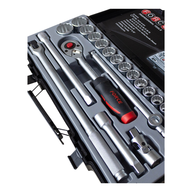 Jgo. dados []1/2 10-32 mm. (4243-5) - FORCE