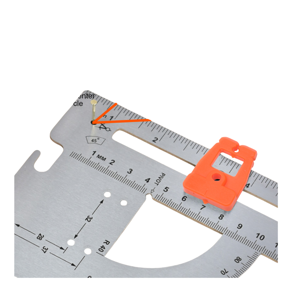 Escuadra multipropósito 12 con nivel HARDEN
