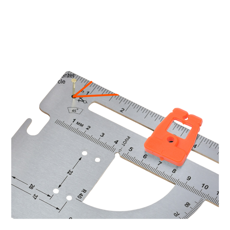 Escuadra multipropósito 12 con nivel HARDEN