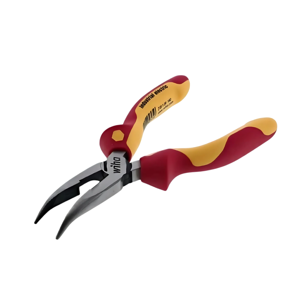 Alicate Punta Fina Curva 200 mm Aislado WIHA