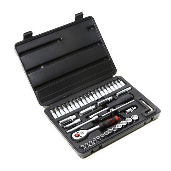 Jgo. dados []1/4 46 pzas. (2461-5) - FORCE