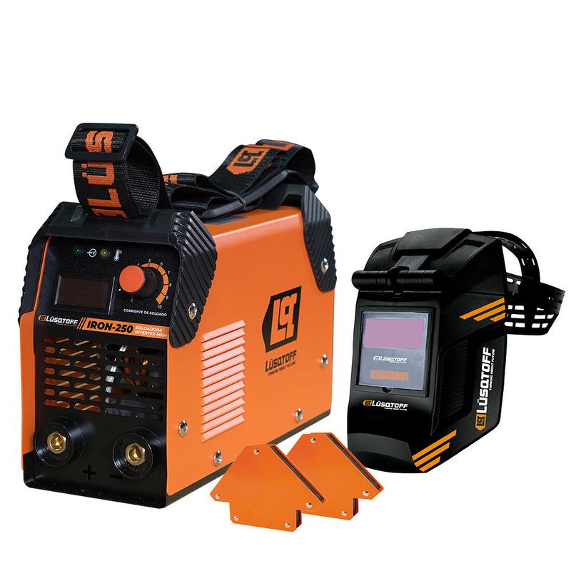 Soldadora Inverter 180 amp con accesorios