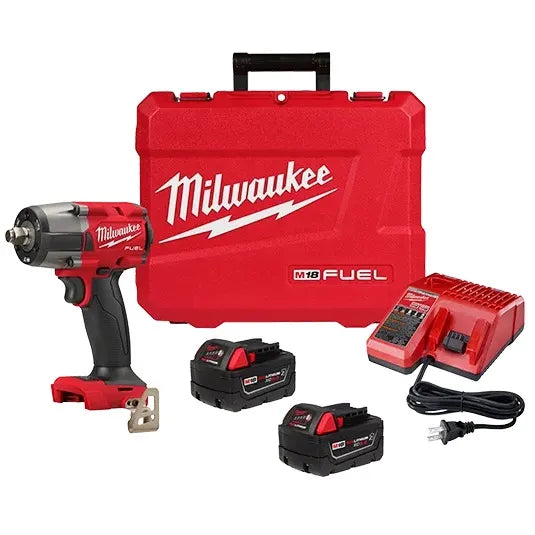 LLAVE IMPACTO BATERIA M18 FUEL 1/2 CON ANILLO (2962-22R) MILWAUKEE