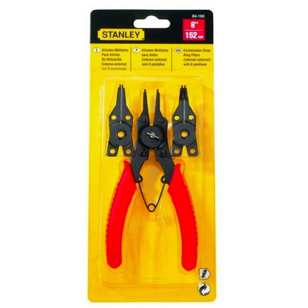 Jgo. alicate multiple para seguros (84-168) - STANLEY