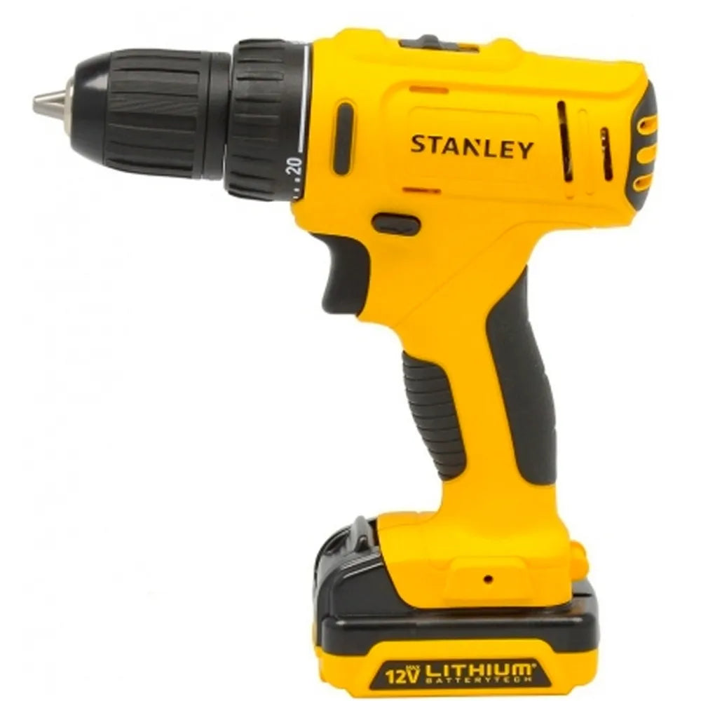 Taladro rotacion inalambrico 12v. max (scd121s2k) - STANLEY