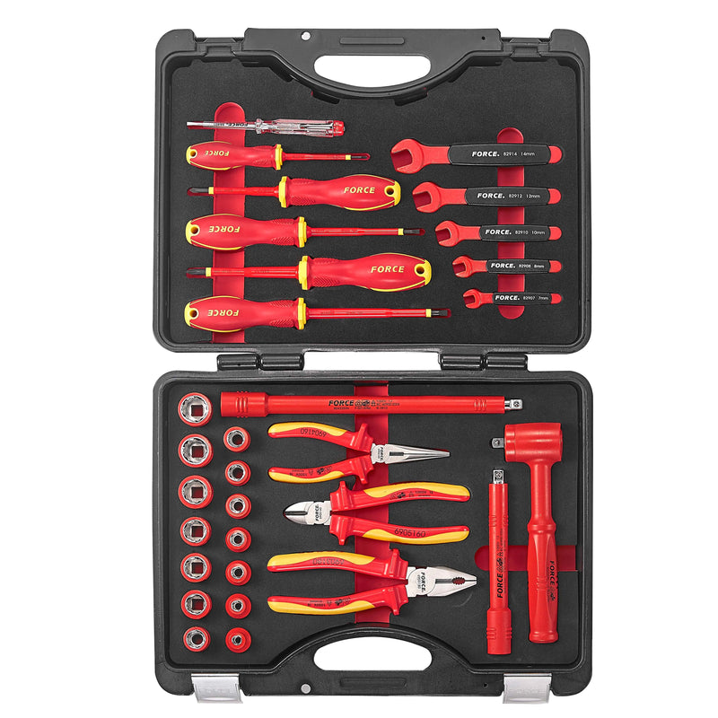 Jgo. herram. aisladas 3/8 de 31 pzs