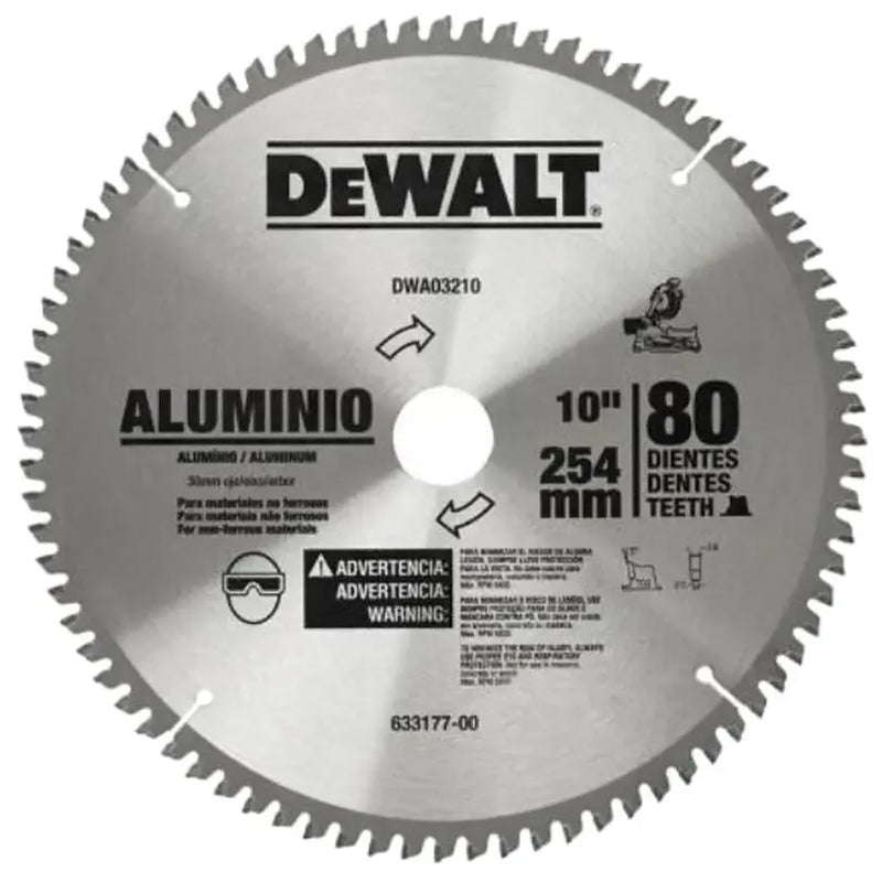 DISCO SIERRA 10 80D P/AL (DWA03210)