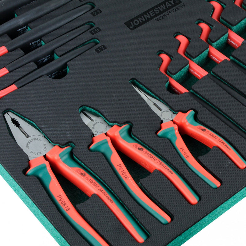 BANDEJA 25 ALICATES Y LLAVES AISLADOS 1000V W25V11