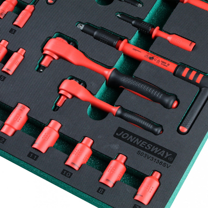 BANDEJA 36 DADOS AISLADOS 1/4y 3/81000V S03V3136