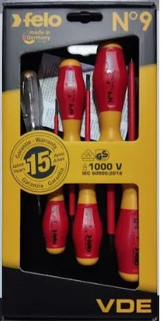 Set de destornilladores varios aislados