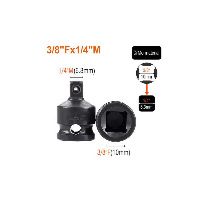 Set de adaptadores de Impacto 1/2 8 Piezas Harden