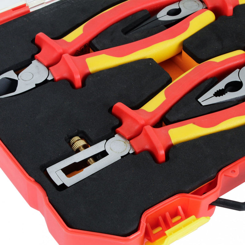 JUEGO DE ALICATES AISLADOS DE 4 PIEZAS WP204703