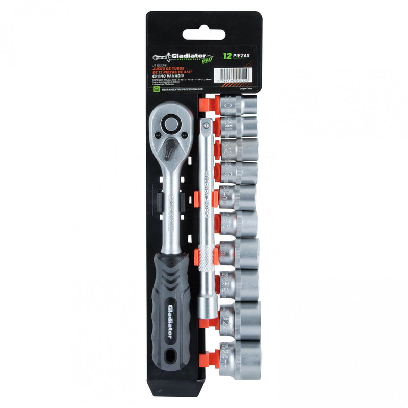 JUEGO de DADOS 3/8 12 PCS JT 1012 3/8