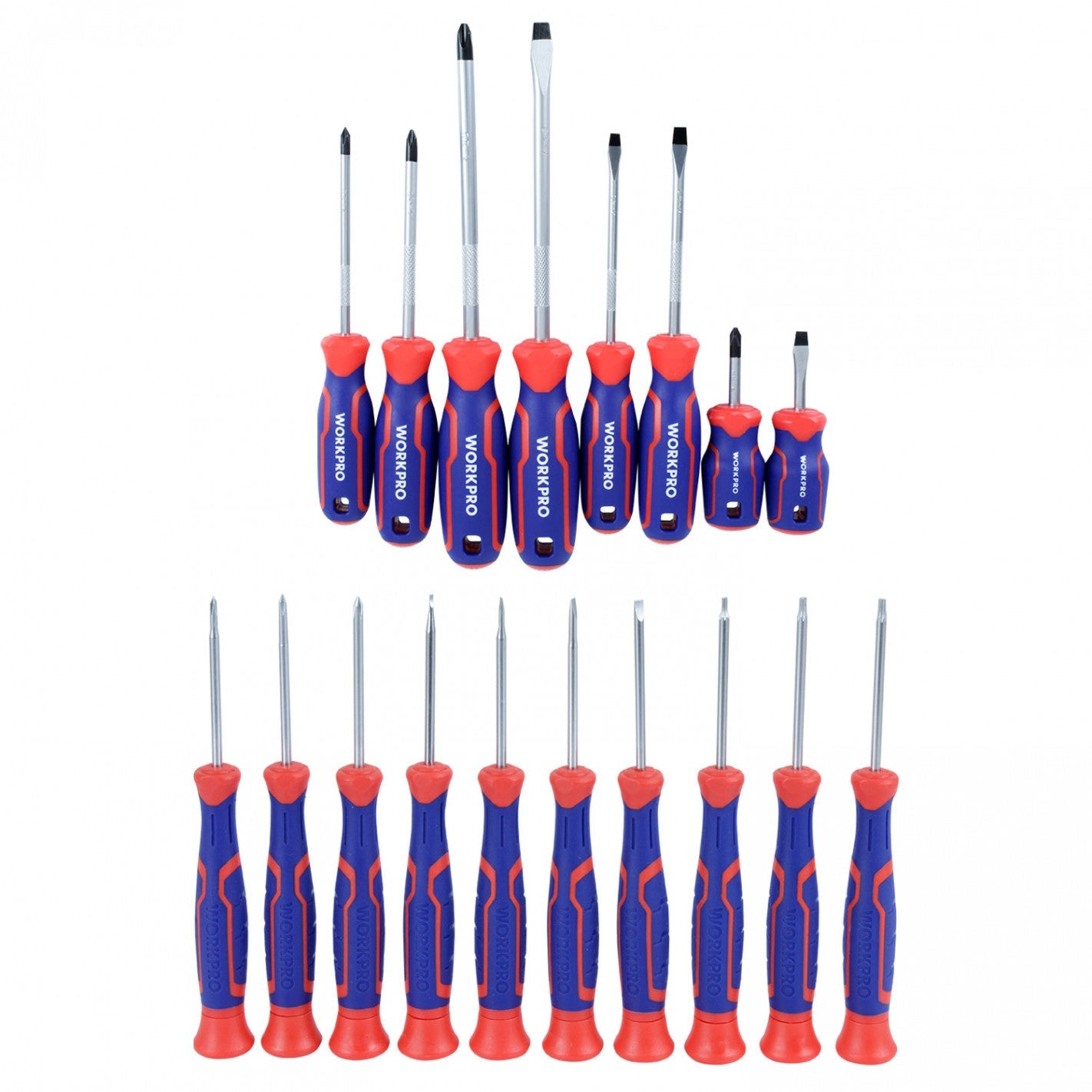 JUEGO DESTORNILLADORES 18 PIEZAS WP200506