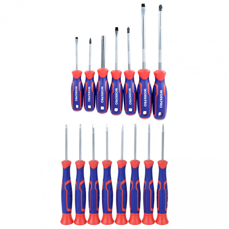 JUEGO DESTORNILLADORES Y PUNTAS 56 PIEZAS WP200518