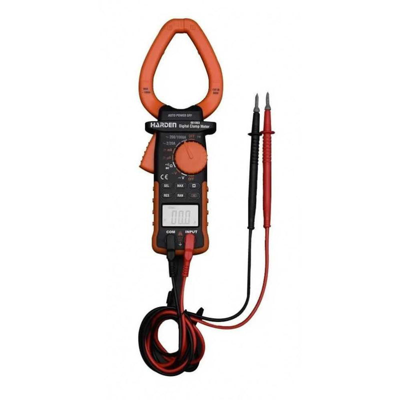 Multímetro multitester digital de tenaza Harden