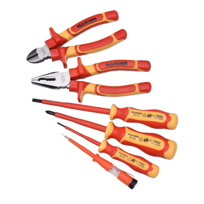 Set de herramientas aisladas 6 piezas HARDEN