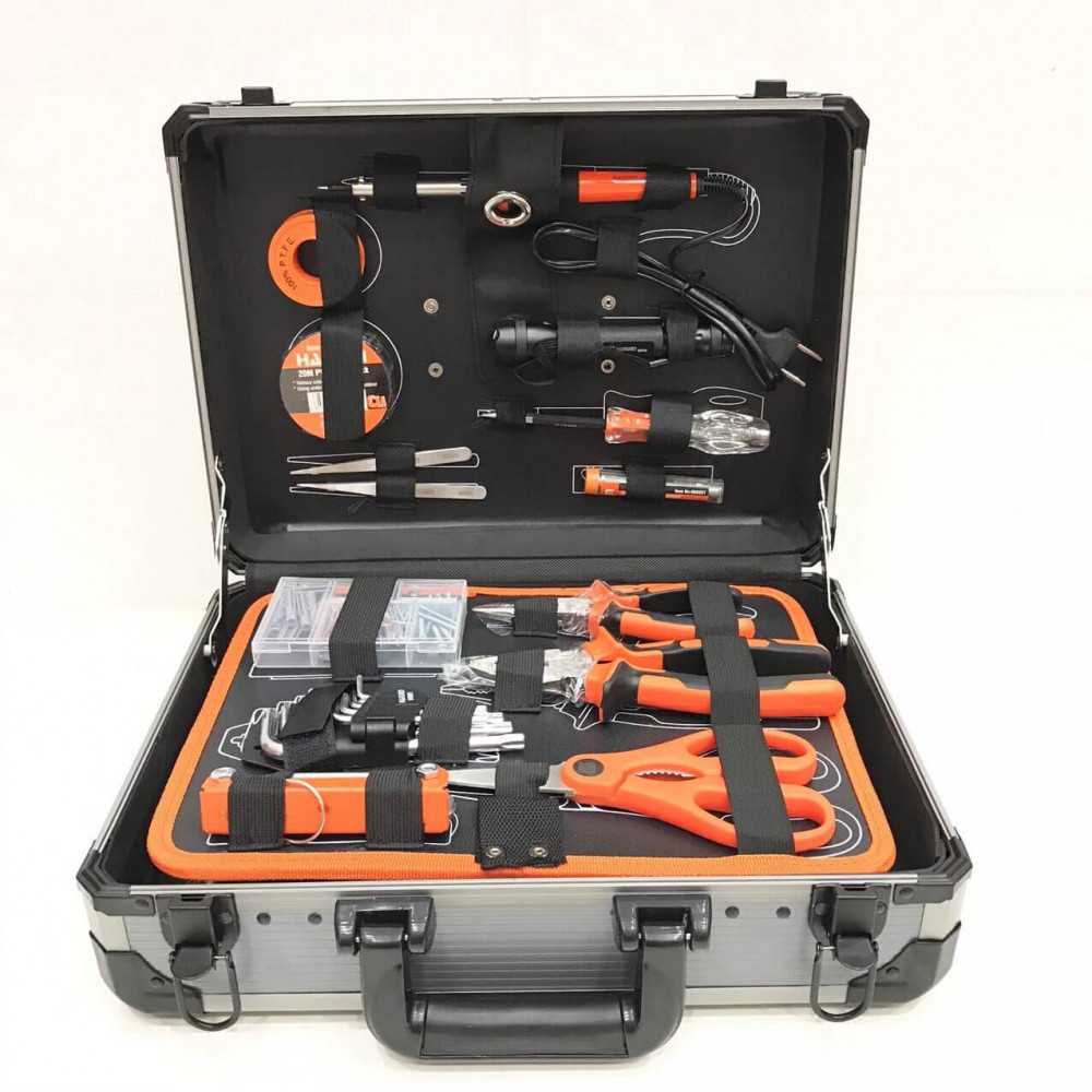 Set Herramientas Manuales 155 Pzs con Caja de Aluminio HARDEN