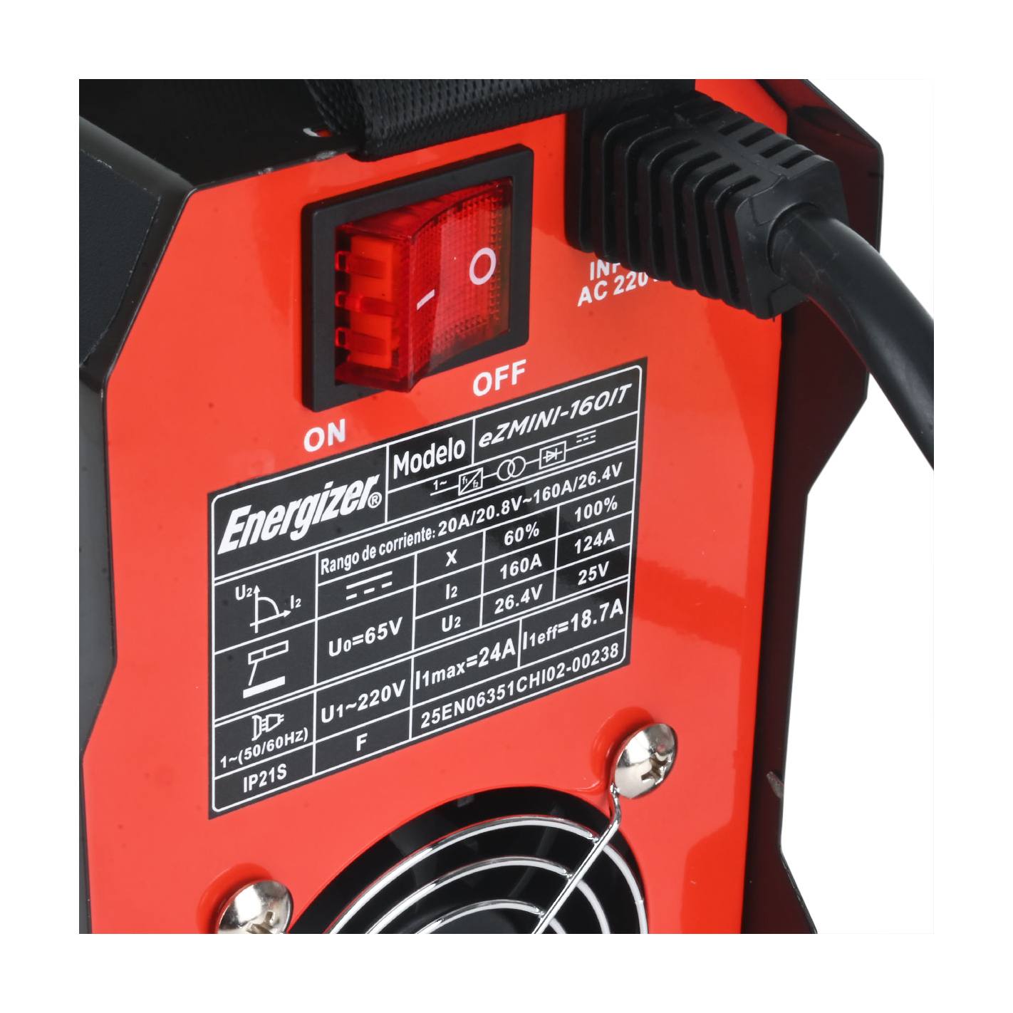 SOLDADORA INV ARCO MANUAL 160 AMP EZMINI-160IT